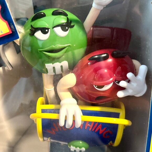 M&M's WILD THING ROLLER COASTER DISPENSER Candy M&M Red/Green Characters 2nd ed - Picture 11 of 16